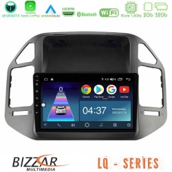 Bizzar LQ Series 4Core Android14 2+32GB Mitsubishi Pajero 2002-2006 Navigation Multimedia Tablet 9" Με Carplay & Android Auto Bizzar LQ Series 4Core Android14 2+32GB Mitsubishi Pajero 2002-2006 Navigation Multimedia Tablet 9" Με Carplay & Android Auto