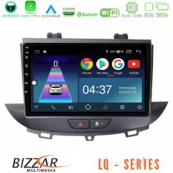 Bizzar LQ Series 4Core Android14 2+32GB Opel Grandland/Crossland X Navigation Multimedia Tablet 9" Με Carplay & Android Auto