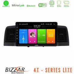 Bizzar 4T Series Toyota Corolla 2002-2006 4Core Android13 2+32GB Navigation Multimedia Tablet 9" Bizzar 4T Series Toyota Corolla 2002-2006 4Core Android13 2+32GB Navigation Multimedia Tablet 9"