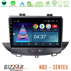 Bizzar ND2 Series 8Core Android14 2+32GB Opel Grandland/Crossland X Navigation Multimedia Tablet 9" Με Carplay & Android Auto Bizzar ND2 Series 8Core Android14 2+32GB Opel Grandland/Crossland X Navigation Multimedia Tablet 9" Με Carplay & Android Auto