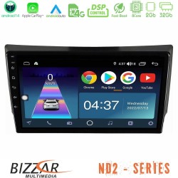 Bizzar ND2 Series 8Core Android14 2+32GB Ssangyong Rexton 2002-2006 Navigation Multimedia Tablet 9" Με Carplay & Android Auto Bizzar ND2 Series 8Core Android14 2+32GB Ssangyong Rexton 2002-2006 Navigation Multimedia Tablet 9" Με Carplay & Android Auto
