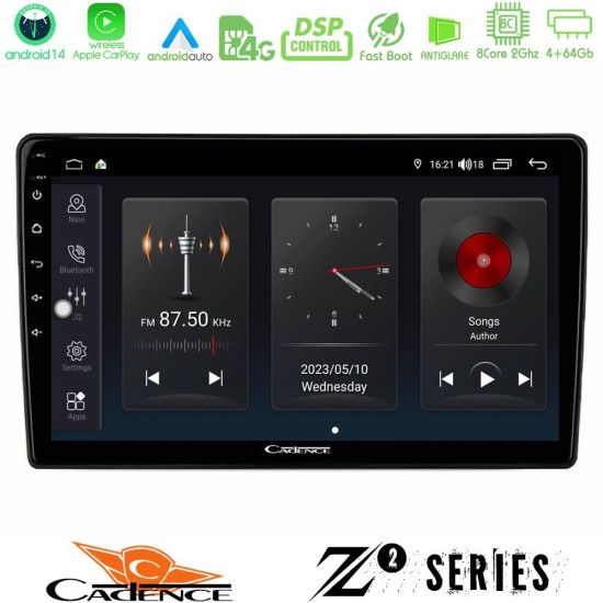 Cadence Ζ2 Series 8Core Android14 4+64GB Navigation Multimedia Tablet 9" Cadence Ζ2 Series 8Core Android14 4+64GB Navigation Multimedia Tablet 9"
