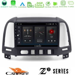 Cadence Z2 Series 8Core Android14 4+64GB Hyundai Santa Fe 2006-2013 Navigation Multimedia Tablet 10" Με Carplay & Android Auto