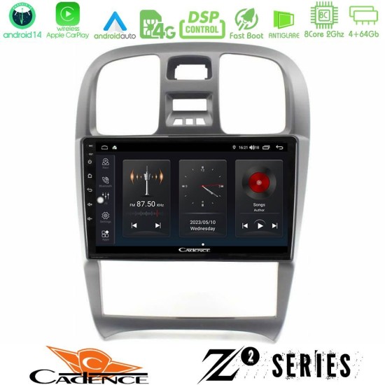 Cadence Z2 Series 8Core Android14 4+64GB Hyundai Sonata 2001-2005 Navigation Multimedia Tablet 9" Με Carplay & Android Auto Cadence Z2 Series 8Core Android14 4+64GB Hyundai Sonata 2001-2005 Navigation Multimedia Tablet 9" Με Carplay & Android Auto