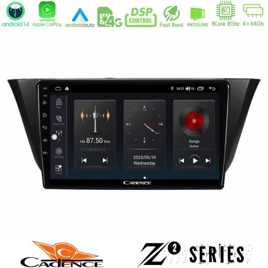 Cadence Z2 Series 8Core Android14 4+64GB Iveco Daily 2014-2025 Navigation Multimedia Tablet 9" Με Carplay & Android Auto Cadence Z2 Series 8Core Android14 4+64GB Iveco Daily 2014-2025 Navigation Multimedia Tablet 9" Με Carplay & Android Auto