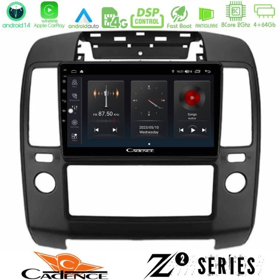 Cadence Z2 Series 8Core Android14 4+64GB Nissan Navara Navigation Multimedia Tablet 9" Με Carplay & Android Auto Cadence Z2 Series 8Core Android14 4+64GB Nissan Navara Navigation Multimedia Tablet 9" Με Carplay & Android Auto