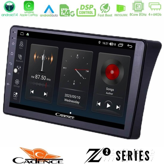Cadence Z2 Series 8Core Android14 4+64GB Nissan Navara D40 Navigation Multimedia Tablet 9" Με Carplay & Android Auto Cadence Z2 Series 8Core Android14 4+64GB Nissan Navara D40 Navigation Multimedia Tablet 9" Με Carplay & Android Auto
