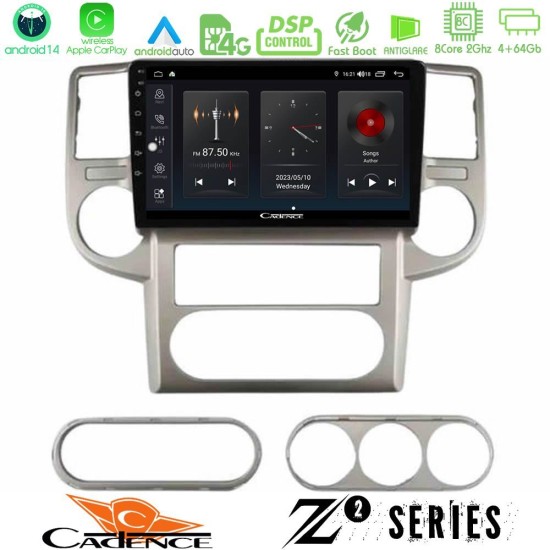 Cadence Z2 Series 8Core Android14 4+64GB Nissan X-Trail 2003-2007 Navigation Multimedia Tablet 10" Με Carplay & Android Auto Cadence Z2 Series 8Core Android14 4+64GB Nissan X-Trail 2003-2007 Navigation Multimedia Tablet 10" Με Carplay & Android Auto