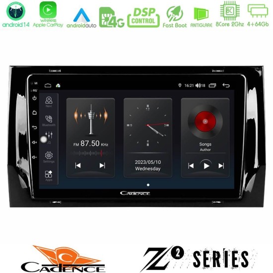 Cadence Z2 Series 8Core Android14 4+64GB  Skoda Kodiaq 2017-> Navigation Multimedia Tablet 10" Με Carplay & Android Auto