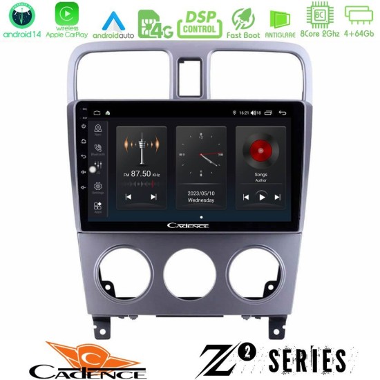 Cadence Z2 Series 8Core Android14 4+64GB  Subaru Forester 2003-2007 Navigation Multimedia Tablet 9" Με Carplay & Android Auto