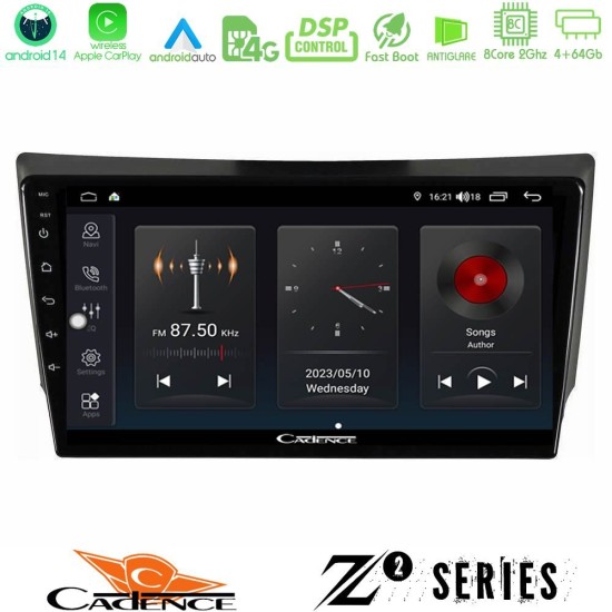 Cadence Z2 Series 8Core Android14 4+64GB Ssangyong Rexton 2002-2006 Navigation Multimedia Tablet 9" Με Carplay & Android Auto Cadence Z2 Series 8Core Android14 4+64GB Ssangyong Rexton 2002-2006 Navigation Multimedia Tablet 9" Με Carplay & Android Auto