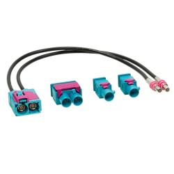 Αντάπτορας Κεραίας – Universal - Double Female Fakra - Fakra (double) Αντάπτορας Κεραίας – Universal - Double Female Fakra - Fakra (double)