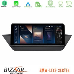Bizzar Lite Series BMW X1 E84 (χωρίς οθόνη) Android13 8Core (4+64GB) Navigation Multimedia 10.25″ HD