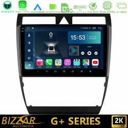 Bizzar G+ Series Audi A6 (C5) 1997-2004 8core Android14 6+128GB Navigation Multimedia Tablet 9"