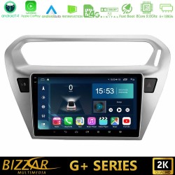 Bizzar G+ Series Citroen C-Elysee / Peugeot 301 8Core Android14 6+128GB Navigation Multimedia Tablet 9"
