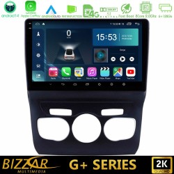 Bizzar G+ Series Citroen C4L 8core Android14 6+128GB Navigation Multimedia Tablet 10"