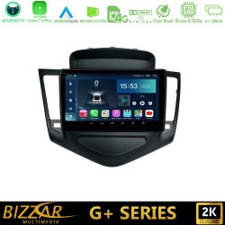 Bizzar G+ Series Chevrolet Cruze 2009-2012 8core Android14 6+128GB Navigation Multimedia Tablet 9"