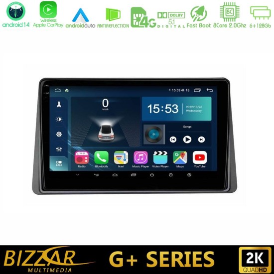 Bizzar G+ Series Renault Arkana 2019-> 8core Android14 6+128GB Navigation Multimedia Tablet 10" Bizzar G+ Series Renault Arkana 2019-> 8core Android14 6+128GB Navigation Multimedia Tablet 10"