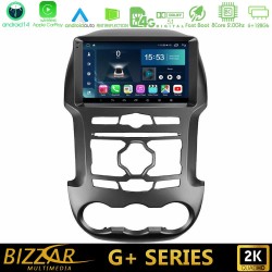 Bizzar G+ Series Ford Ranger 2012-2016 8Core Android14 6+128GB Navigation Multimedia Tablet 9"
