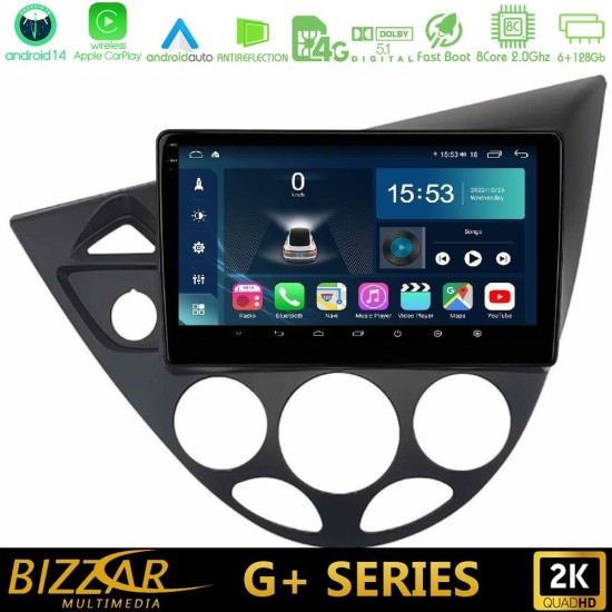 Bizzar G+ Series Ford Focus 1999-2004 8core Android14 6+128GB Navigation Multimedia Tablet 9" Bizzar G+ Series Ford Focus 1999-2004 8core Android14 6+128GB Navigation Multimedia Tablet 9"