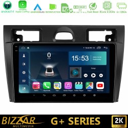 Bizzar G+ Series Ford Fiesta/Fusion 8core Android14 6+128GB Navigation Multimedia Tablet 9"