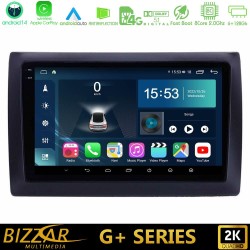 Bizzar G+ Series Fiat Stilo 8core Android14 6+128GB Navigation Multimedia Tablet 9"