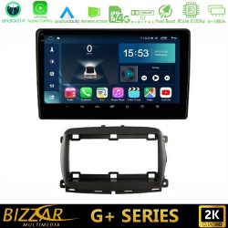 Bizzar G+ Series Fiat 500 2016> 8core Android14 6+128GB Navigation Multimedia Tablet 9"