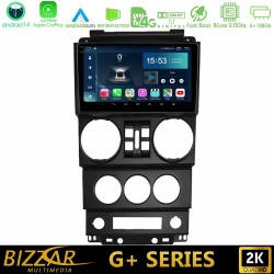 Bizzar G+ Series Jeep Wrangler 2008-2010 8core Android14 6+128GB Navigation Multimedia Tablet 9" Bizzar G+ Series Jeep Wrangler 2008-2010 8core Android14 6+128GB Navigation Multimedia Tablet 9"