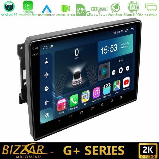 Bizzar G+ Series Chrysler / Dodge / Jeep 8core Android14 6+128GB Navigation Multimedia Tablet 10"