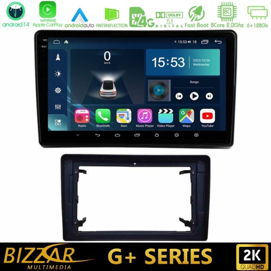 Bizzar G+ Series Chrysler / Dodge / Jeep 8core Android14 6+128GB Navigation Multimedia Tablet 10"