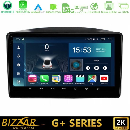 Bizzar G+ Series Jeep Grand Cherokee 2005-2007 8Core Android14 6+128GB Navigation Multimedia Tablet 10"