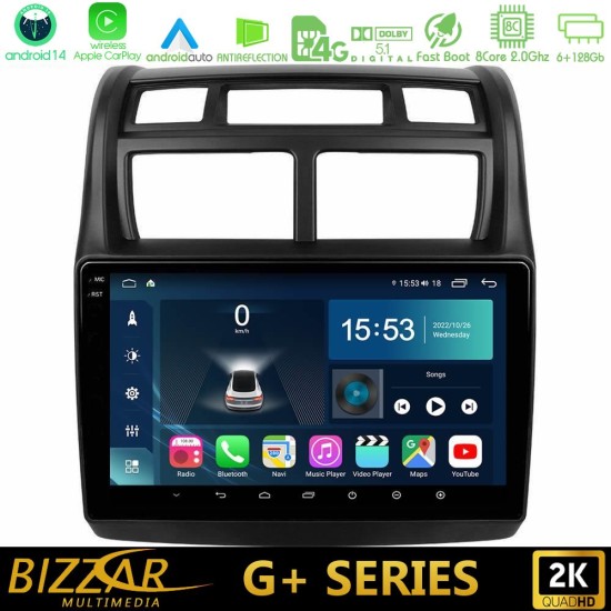 Bizzar G+ Series Kia Sportage 2008-2011 8core Android14 6+128GB Navigation Multimedia Tablet 9" Bizzar G+ Series Kia Sportage 2008-2011 8core Android14 6+128GB Navigation Multimedia Tablet 9"