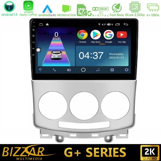 Bizzar G+ Series Mazda 5 2004-2010 8core Android14 6+128GB Navigation Multimedia Tablet 9" Bizzar G+ Series Mazda 5 2004-2010 8core Android14 6+128GB Navigation Multimedia Tablet 9"