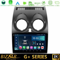 Bizzar G+ Series Nissan Qashqai J10 8core Android14 6+128GB Navigation Multimedia Tablet 9" Bizzar G+ Series Nissan Qashqai J10 8core Android14 6+128GB Navigation Multimedia Tablet 9"