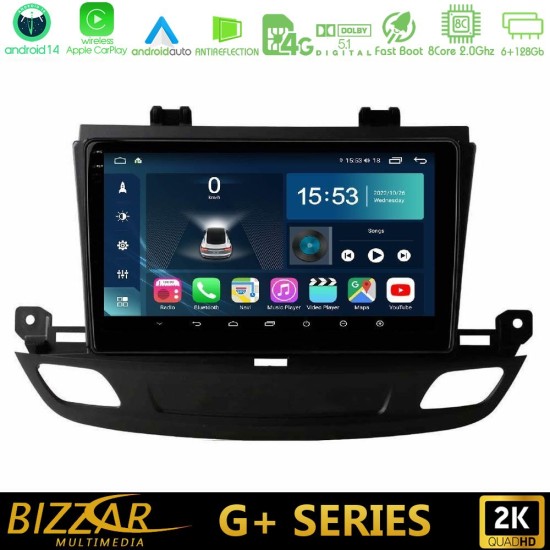 Bizzar G+ Series Opel Insignia 2 2017-2020 8core Android14 6+128GB Navigation Multimedia Tablet 9" Bizzar G+ Series Opel Insignia 2 2017-2020 8core Android14 6+128GB Navigation Multimedia Tablet 9"