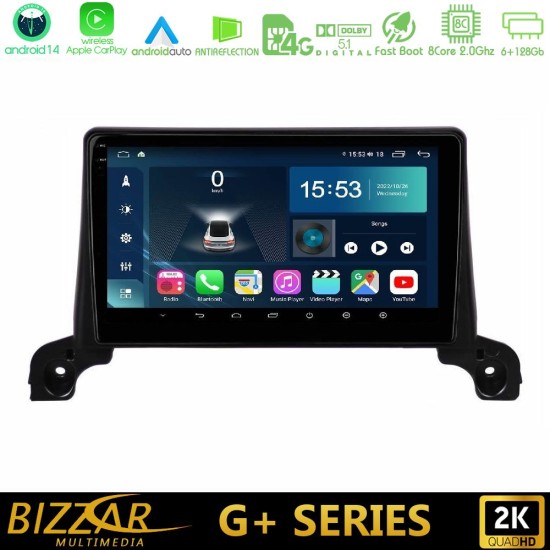 Bizzar G+ Series Peugeot 3008/5008 2017-2023 8core Android14 6+128GB Navigation Multimedia Tablet 9" Bizzar G+ Series Peugeot 3008/5008 2017-2023 8core Android14 6+128GB Navigation Multimedia Tablet 9"