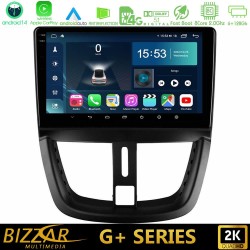 Bizzar G+ Series Peugeot 207 8core Android14 6+128GB Navigation Multimedia Tablet 9" Bizzar G+ Series Peugeot 207 8core Android14 6+128GB Navigation Multimedia Tablet 9"