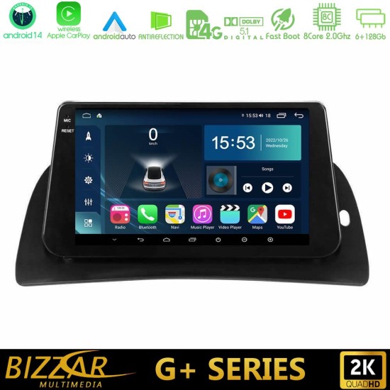 Bizzar G+ Series Renault Kangoo 2013-2018 8Core Android14 6+128GB Navigation Multimedia Tablet 9" Bizzar G+ Series Renault Kangoo 2013-2018 8Core Android14 6+128GB Navigation Multimedia Tablet 9"