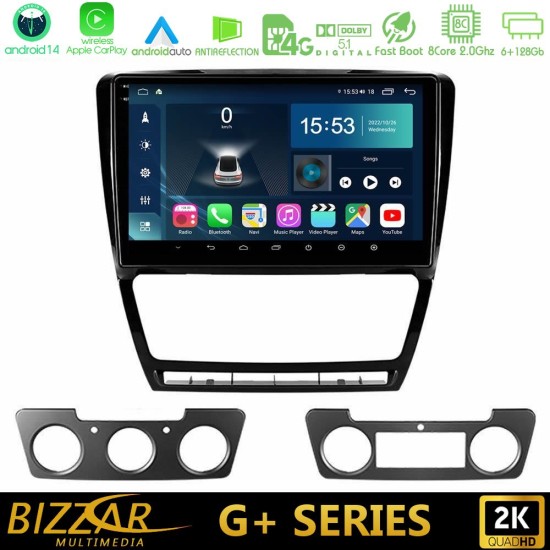Bizzar G+ Series Skoda Octavia 5 8core Android14 6+128GB Navigation Multimedia Tablet 10" Bizzar G+ Series Skoda Octavia 5 8core Android14 6+128GB Navigation Multimedia Tablet 10"