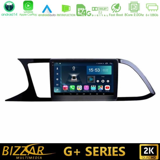 Bizzar G+ Series Seat Leon 2013 – 2019 8core Android14 6+128GB Navigation Multimedia Tablet 9" Bizzar G+ Series Seat Leon 2013 – 2019 8core Android14 6+128GB Navigation Multimedia Tablet 9"