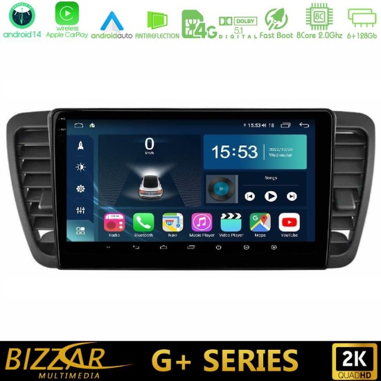 Bizzar G+ Series Subaru Legacy/Outback 2002-2008 8core Android14 6+128GB Navigation Multimedia Tablet 9" Bizzar G+ Series Subaru Legacy/Outback 2002-2008 8core Android14 6+128GB Navigation Multimedia Tablet 9"