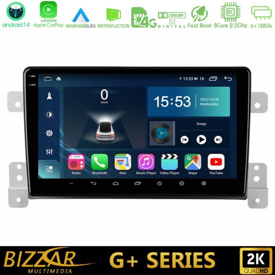 Bizzar G+ Series Suzuki Grand Vitara 8core Android14 6+128GB Navigation Multimedia Tablet 9" Bizzar G+ Series Suzuki Grand Vitara 8core Android14 6+128GB Navigation Multimedia Tablet 9"