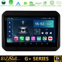Bizzar G+ Series Suzuki Ignis 8core Android14 6+128GB Navigation Multimedia Tablet 9"