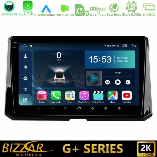 Bizzar G+ Series Toyota Corolla 2019-2022 8core Android14 6+128GB Navigation Multimedia Tablet 10" Bizzar G+ Series Toyota Corolla 2019-2022 8core Android14 6+128GB Navigation Multimedia Tablet 10"