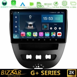 Bizzar G+ Series Toyota Aygo/Citroen C1/Peugeot 107 8core Android14 6+128GB Navigation Multimedia Tablet 10" Bizzar G+ Series Toyota Aygo/Citroen C1/Peugeot 107 8core Android14 6+128GB Navigation Multimedia Tablet 10"