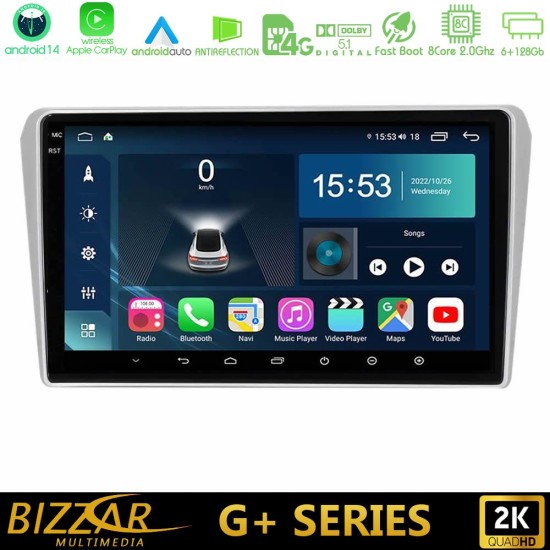 Bizzar G+ Series Toyota Avensis T25 02/2003 – 2008 8core Android14 6+128GB Navigation Multimedia Tablet 9" Bizzar G+ Series Toyota Avensis T25 02/2003 – 2008 8core Android14 6+128GB Navigation Multimedia Tablet 9"