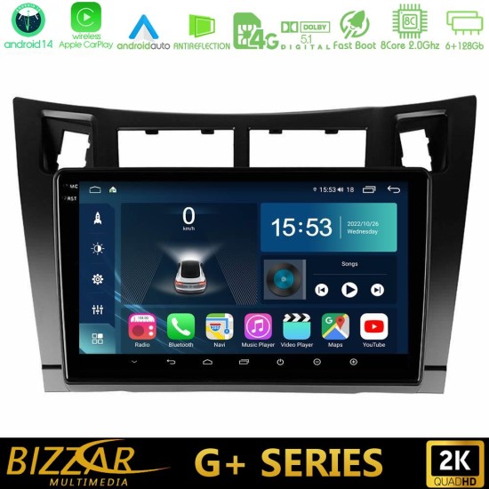 Bizzar G+ Series Toyota Yaris 8core Android14 6+128GB Navigation Multimedia Tablet 9" (Μαύρο Χρώμα) Bizzar G+ Series Toyota Yaris 8core Android14 6+128GB Navigation Multimedia Tablet 9" (Μαύρο Χρώμα)