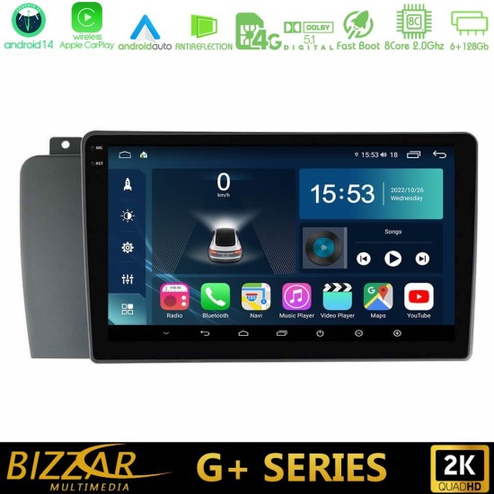 Bizzar G+ Series Volvo S60 2004-2009 8core Android14 6+128GB Navigation Multimedia Tablet 9" Bizzar G+ Series Volvo S60 2004-2009 8core Android14 6+128GB Navigation Multimedia Tablet 9"