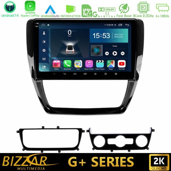 Bizzar G+ Series VW Jetta 8core Android14 6+128GB Navigation Multimedia Tablet 10" Bizzar G+ Series VW Jetta 8core Android14 6+128GB Navigation Multimedia Tablet 10"