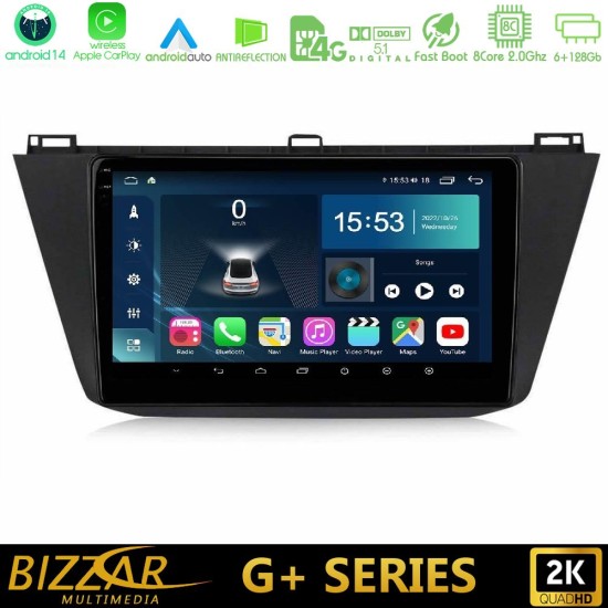 Bizzar G+ Series Vw Tiguan 2016-2022 8core Android14 6+128GB Navigation Multimedia Tablet 9" Bizzar G+ Series Vw Tiguan 2016-2022 8core Android14 6+128GB Navigation Multimedia Tablet 9"